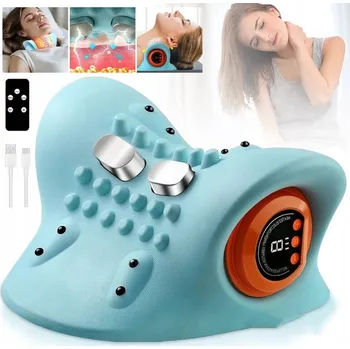 Masážní přístroj POLŠTÁŘ POD KRK MASÁŽ PÁTEŘE UVOLŇOVAČ KRKU ÚLEVA MASÁŽNÍ PŘÍSTROJ NA BOLEST