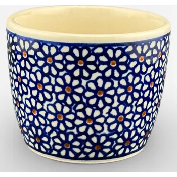 Malá miska na omáčku/dip 180 ml, Kobaltové květy, dekor D-120 G2, Bolesławiec