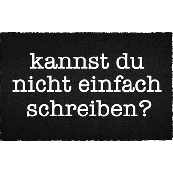 Rohožka Černá Kokosová vstupní rohožka do domu| Nemůžete napsat Dárek