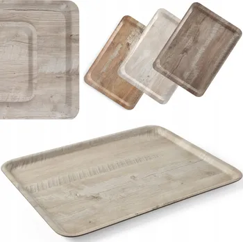 Hendi Servírovací tác laminovaný s potiskem dřeva 330x430 mm