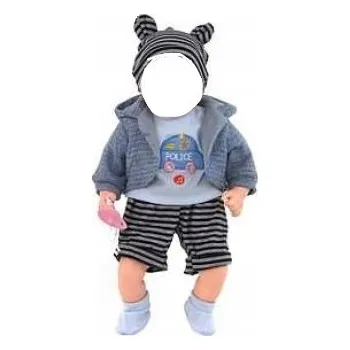 Oblečení pro panenku BABY MIMINKO BORN - bunda a dupačky 222