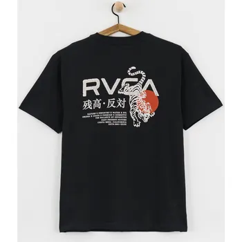 Pánské tričko RVCA Tiger Sun (black) L, černá