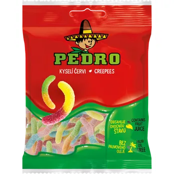 Bonbon Pedro kyselí červi 80g