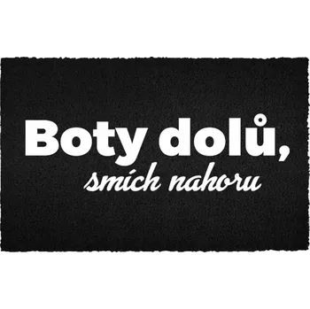 Rohožka Kokosová Rohožka Černá Vstupní Domácí | Veselý Dárek Zout si Boty