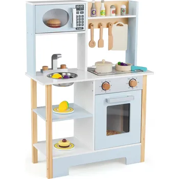 Dětská kuchyňka Dětská kuchyňka s příslušenstvím, modrá