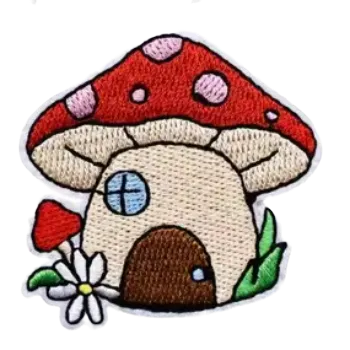 Nažehlovací nášivka - houba VI (5,0 x 5,0 cm)