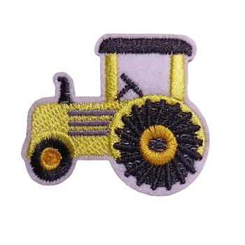 Nášivka nažehlovací traktor žlutý