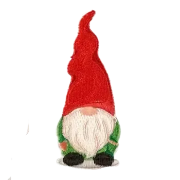 Nažehlovací nášivka - vánoční skřítek V (3,1 x 7,5 cm)