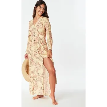 Dámské šaty RIP CURL šaty - Playabella Maxi Dress Light Yellow (4094)