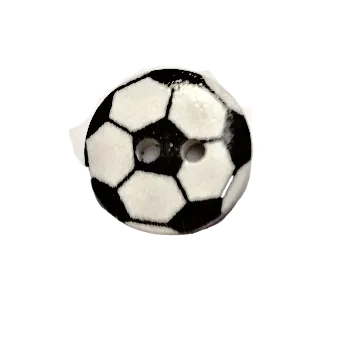 Knoflík Knoflík dřevěný fotbal