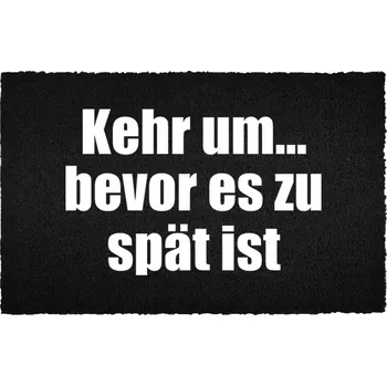 Rohožka Rohožka Černá Kokosová Vstupní Dekorativní | Otoč Dárek 40x60cm