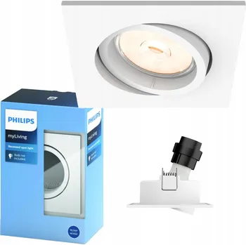 Bodové svítidlo Zápustné svítidlo Philips 5,5 W GU10 bílé