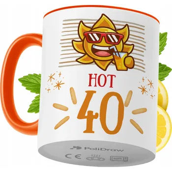 Hrnek Polidraw Hrnek Polidraw Narozeniny40 keramika 330 ml