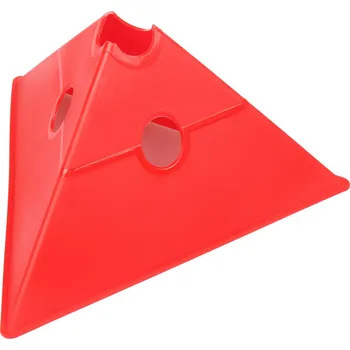 Sportovní kužel Tri Corners víceúčelové mety červená balení 1 ks