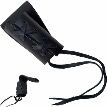 Replika zbraně Amont Kožený závěs na meč "PITCH BLACK"