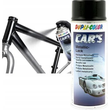 Barva ve spreji Dupli Color Cars Metalický lak Černá Metalíza Sprej 400 ml