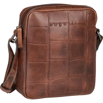 Pánská kožená malá taška přes rameno Bugatti Nevio 49592007 cognac, Bugatti