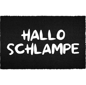 Rohožka Černá kokosová rohožka vstupní | Čau Suko Dárek 40x60cm