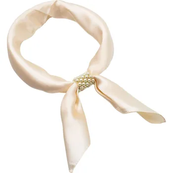 Šátek Magotex Šátek s bižuterií Letuška Light - béžový jednobarevný