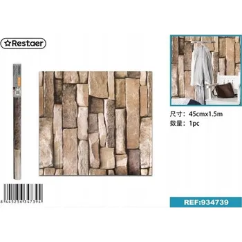 Tapeta TAPETA SAMOLEPICÍ NÁBYTKOVÁ DÝHA KÁMEN 45x150