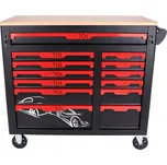 Dílenský vozík s nářadím MECHANIC TROLLEY TITAN 1559, 13 šuplíků, 1559 ks n