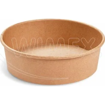 Papírová miska (PAP/PE) kraft Ø150mm 500ml [50 ks]