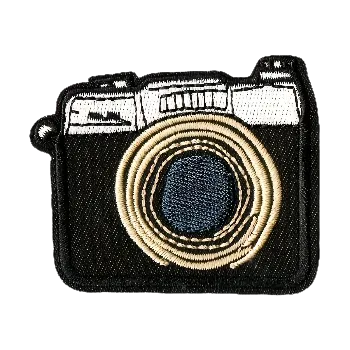 Nažehlovací nášivka - foťák (6,2 x 5,3 cm)