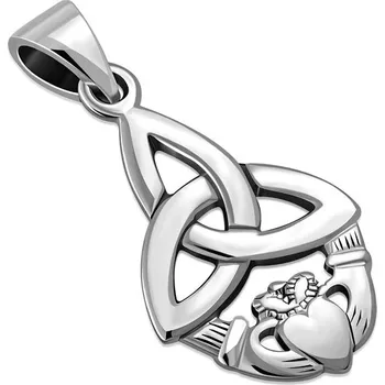 Přívěsek Claddagh, přívěsek, stříbro 925/1000