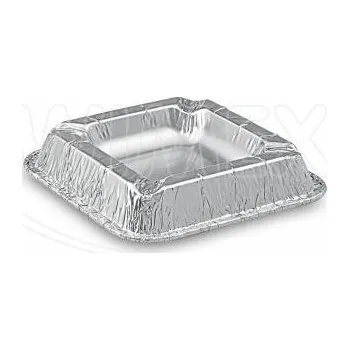 Jednorázové nádobí Popelník (ALU) 126 x 126 x 22 mm [10 ks]