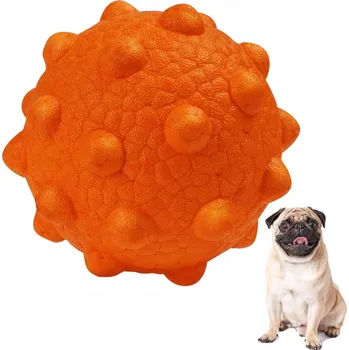 Hračka pro psa Míček hračka pro psy odolná oranžová
