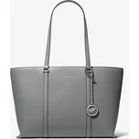 Michael Kors shopper kožená kabelka Temple storm šedá