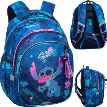 Vícekomorový Školní batoh Lilo a Stitch CoolPack modrý, vícebarevný 21 l