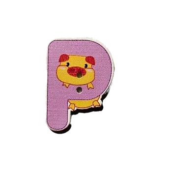 Knoflík Knoflík dřevěný P