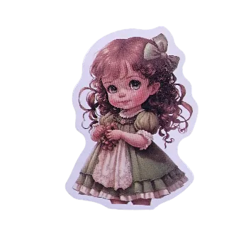 samolepka Samolepky - dívčí graffiti VII (sada 5 ks)