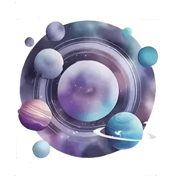 Nažehlovací obrázek - vesmír V (16,8 x 16,5 cm)