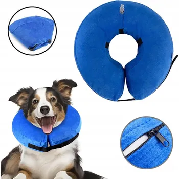 Obojek pro psa Nafukovací obojek pro psa/kočku vel M, obvod krku 20-28 cm