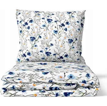Povlečení Sada povlečení Gre-Max bavlněné květiny 200x220 cm 70x80 cm