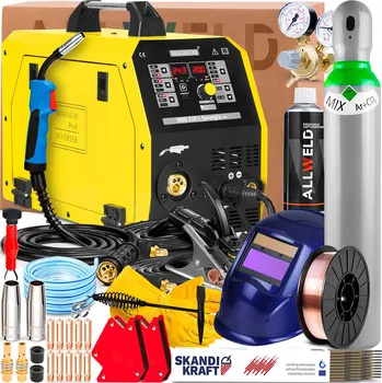 Svářečka Svářečka MAGNUM MIG 210L SYNERGIE 4X4 230V 200A TIG DC LIFT MMA 2T/4T IGBT