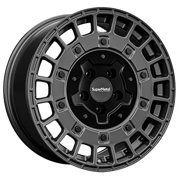 Alu kolo Alu kola SUPER METAL RIG, 17x7.5 5x108 ET45, šedivá matná (zátěžová)