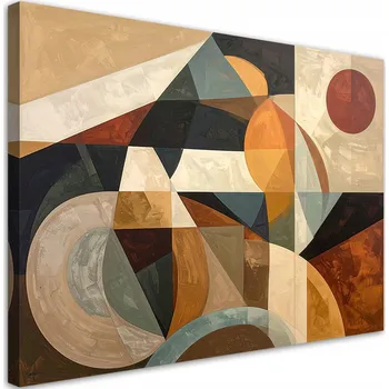 Obraz Obraz do obýváku ložnice, Abstraktní Geometrické Umění 90x60