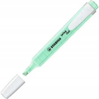 Zvýrazňovač ZVÝRAZŇOVAČ STABILO SWING COOL PASTELOVÝ MÁTOVĚ ZELENÝ PLOCHÝ KANCELÁŘSKÝ