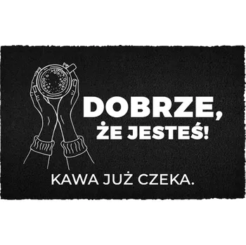 Rohožka Hotová gumová/kokosová rohožka 60 x 40 cm