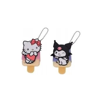 Přípravek na rty Lesk na rty Sanrio Hello Kitty & Kuromi sada