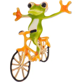Brož Brož žába na kole zelená 9002010