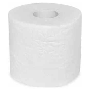 Jednorázové nádobí Toaletní papír (PAP-Recy) TP Neutral 3vrstvý bílý Ø11,5cm 29m 250 útržků [56 ks]