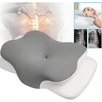 Polštář ORTOPEDICKÝ POLŠTÁŘ PRO SPANÍ NA BŘICHU, ZÁDECH I BOKU, PROFILOVANÝ, PAMĚŤOVÁ PĚNA