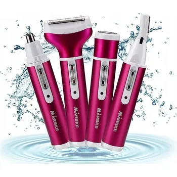 Depilátor holicí strojek na tělo nohou, zastřihovač 4v1