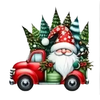 Vánoční dekorace Nažehlovací obrázek - vánoční skřítek X (9,0 x 8,8 cm)