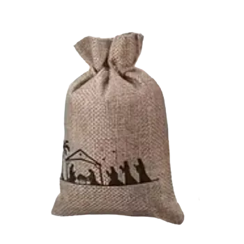 Dárková taška Stahovací sáček - s motivem Betlému II (10,0 x 15,0 cm)