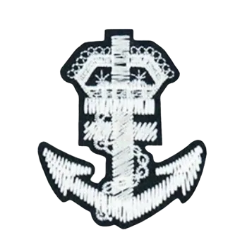Nažehlovací nášivka - kotva I (6,0 x 7,0 cm)